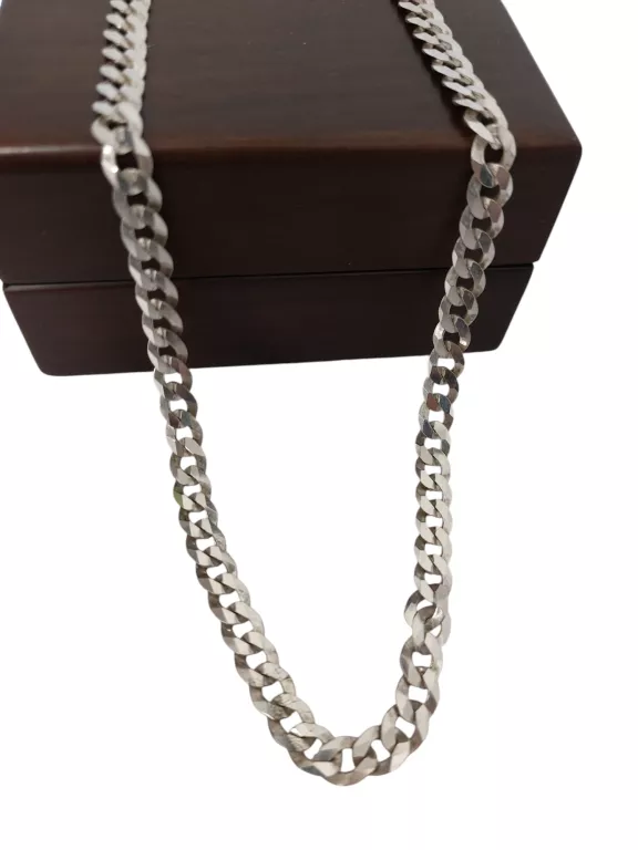 SREBRO - WYRÓB JUBILERSKI UŻYWANY ŁAŃCUSZEK 18,5G