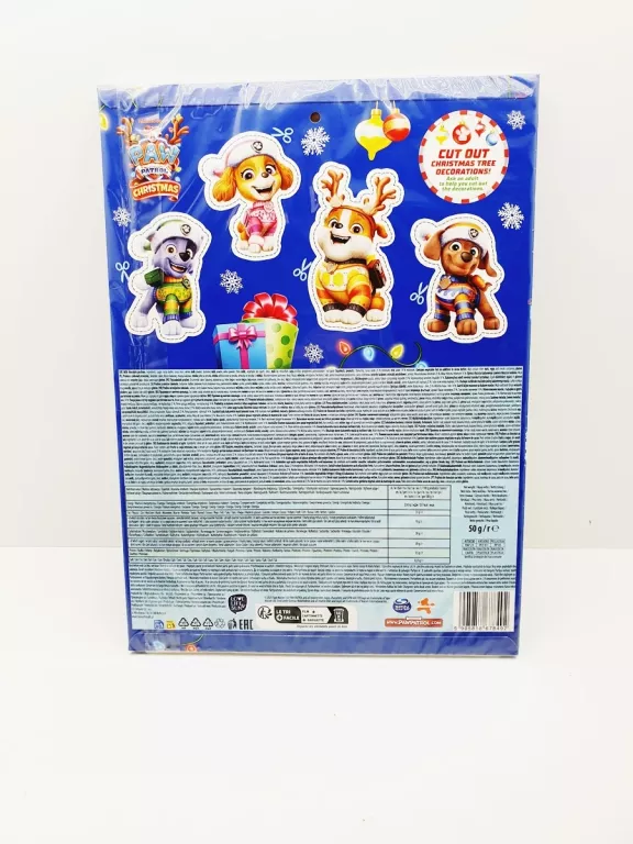 SPIN MASTER KALENDARZ ADWENTOWY PSI PATROL PRALINY MLECZNA CZEKOLADA 50G