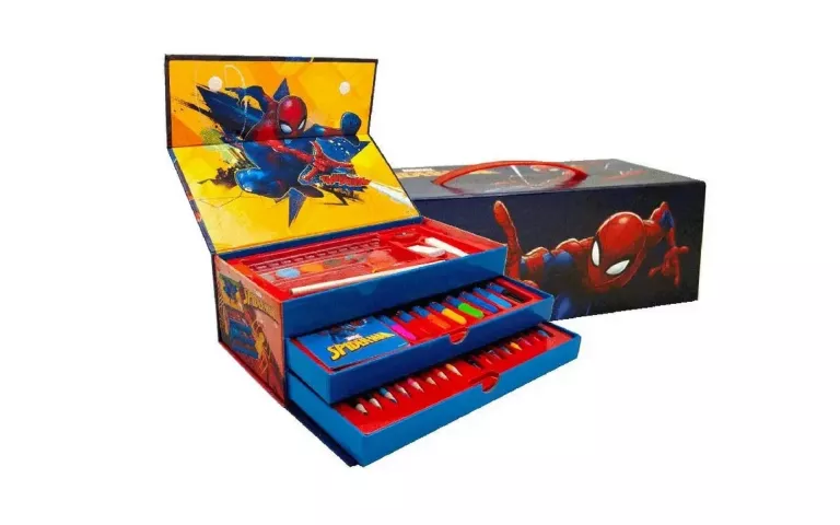 SPIDERMAN MARVEL ZESTAW ARTYSTYCZNY - WALIZKA 42EL