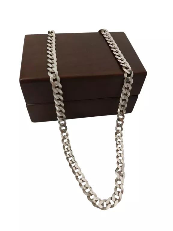 SREBRO - WYRÓB JUBILERSKI UŻYWANY ŁAŃCUSZEK 18,5G