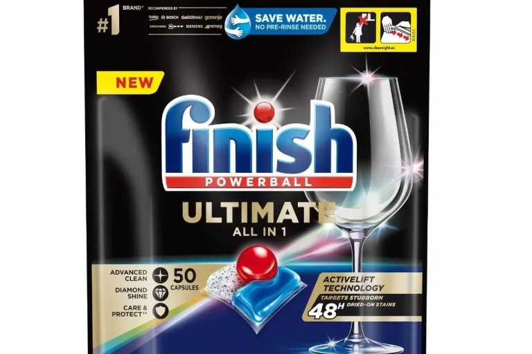 KAPSUŁKI DO ZMYWARKI FINISH POWERBALL ULTIMATE ALL IN 1 FRESH