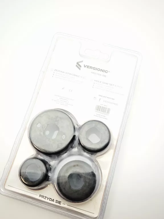 ZESTAW OTWORNIC 6 ELEMENTÓW UNIWERSALNE DO DREWNA ALUMINIUM STALI