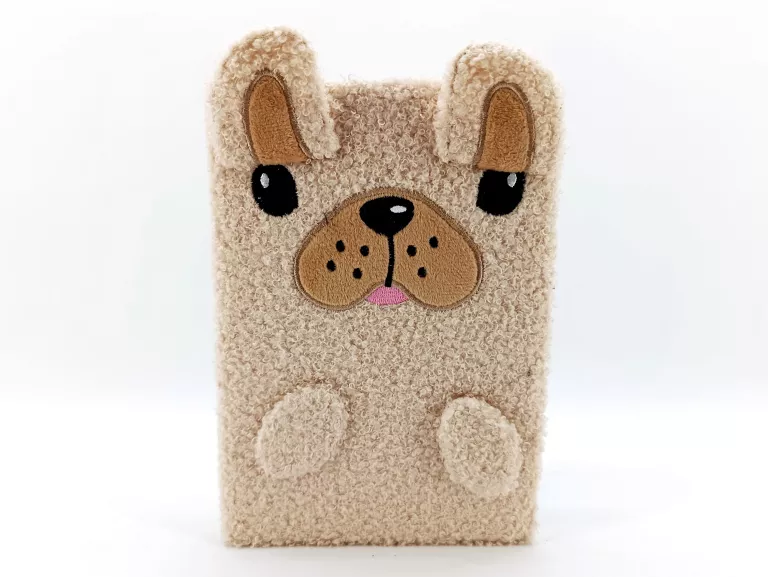 ZESZYT A5 Z PLUSZOWĄ OKŁADKĄ PIESEK