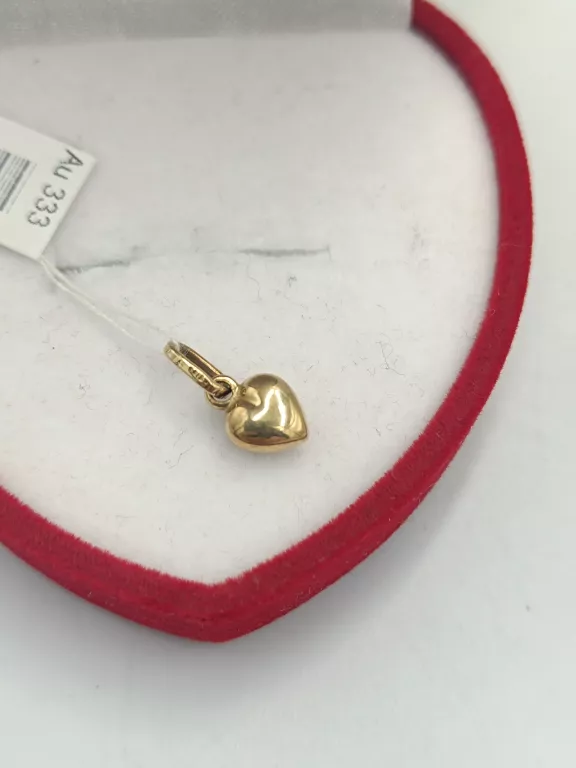 ZŁOTA ZAWIESZKA SERCE 333 0,37G