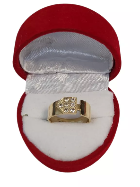 ZŁOTY PIERŚCIONEK AU 585 4.05G ROZ. 15MM