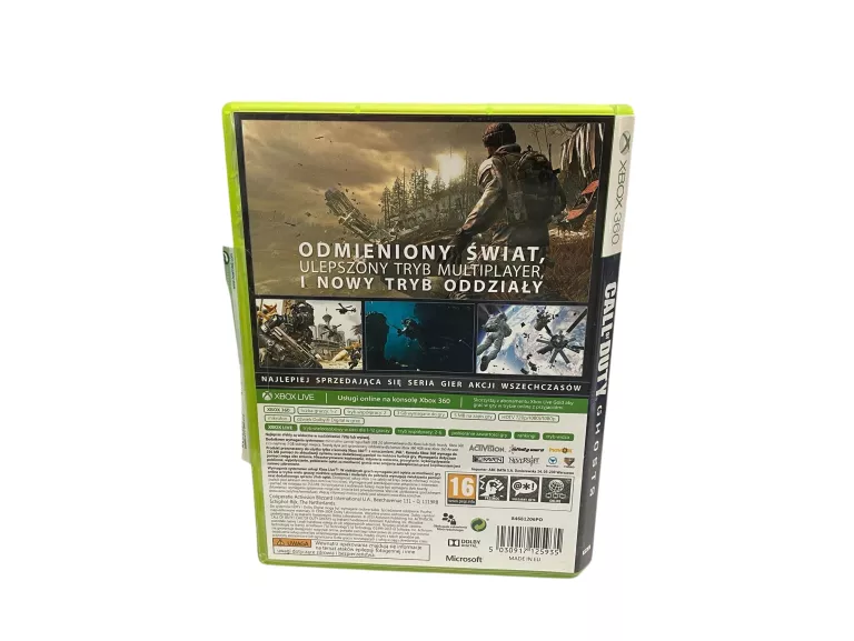 GRA NA XBOX 360 CALL OF DUTY GHOSTS