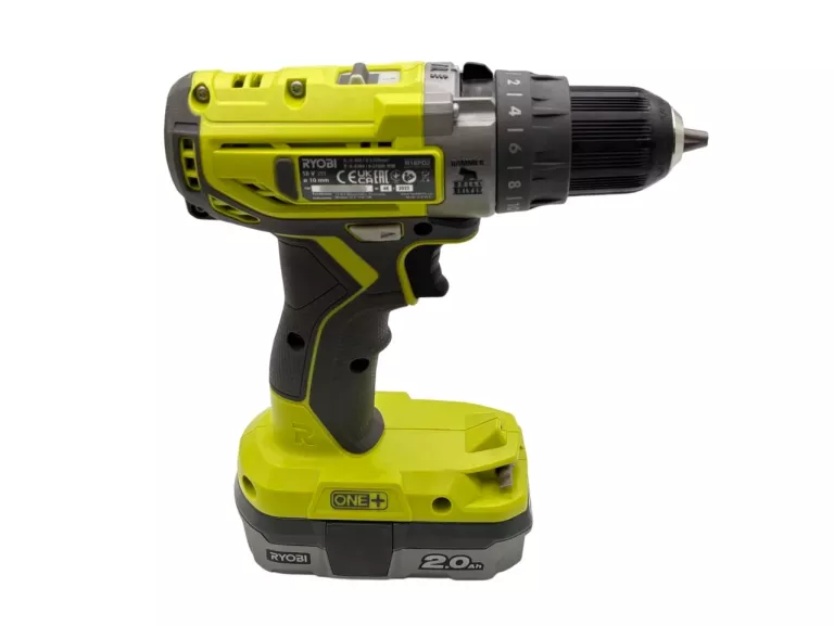 WIERTARKO-WKRĘTARKA RYOBI R18PD2 18V + 2 AKU 2.0 AH + ŁADOWARKA