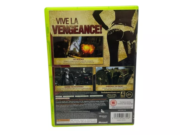 GRA XBOX 360 THE SABOTEUR