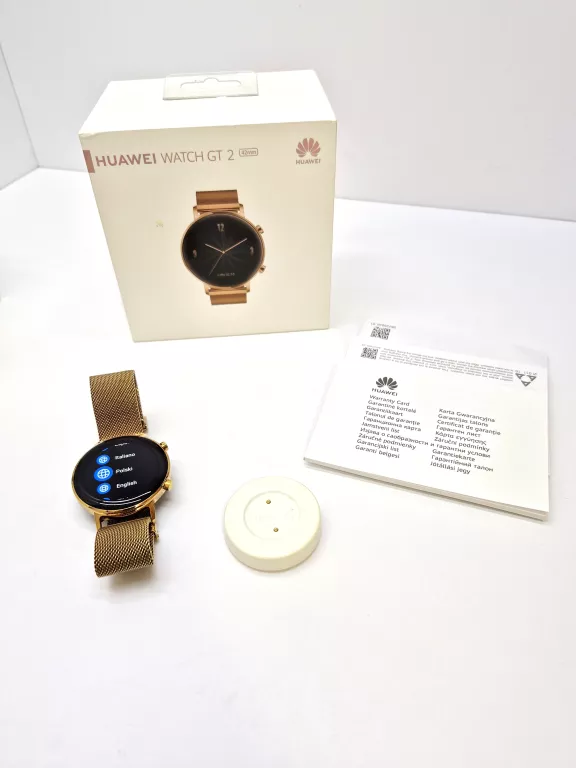 SMARTWATCH HUAWEI WATCH GT 2 ZŁOTY