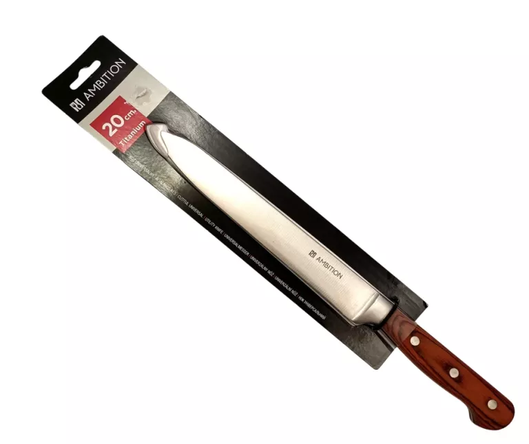 NÓŻ KUCHENNY TITANIUM 20 CM AMBITION