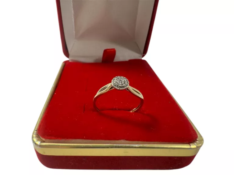 PRZEPIĘKNY ZŁOTY PIERŚCIONEK PRÓBY 585 / 1,31G / 13