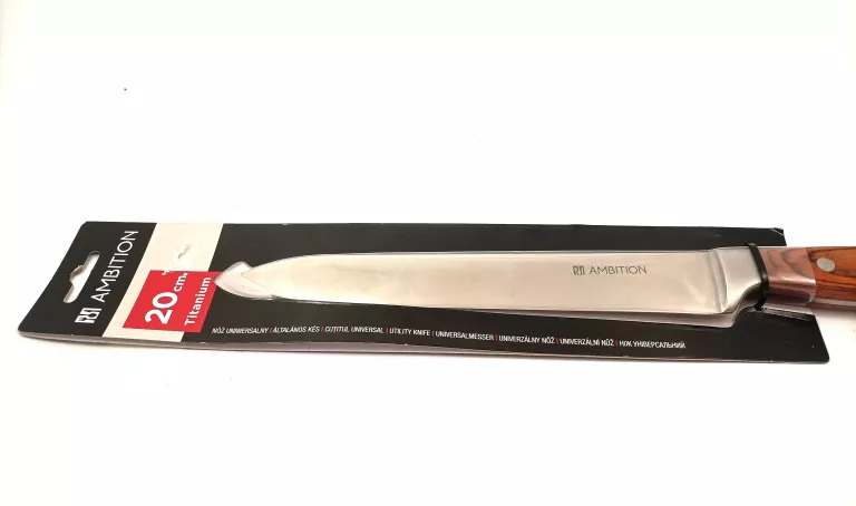 NÓŻ KUCHENNY TITANIUM 20 CM AMBITION