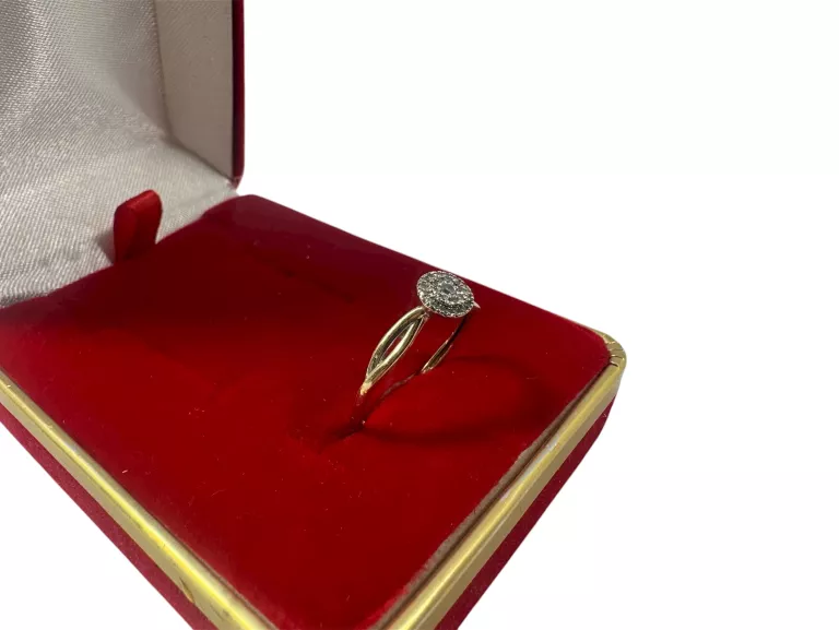 PRZEPIĘKNY ZŁOTY PIERŚCIONEK PRÓBY 585 / 1,31G / 13