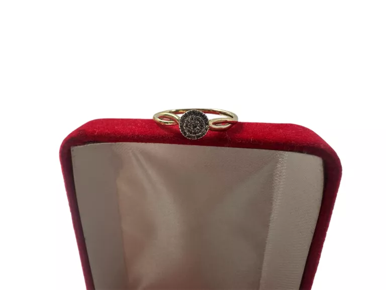 PRZEPIĘKNY ZŁOTY PIERŚCIONEK PRÓBY 585 / 1,31G / 13