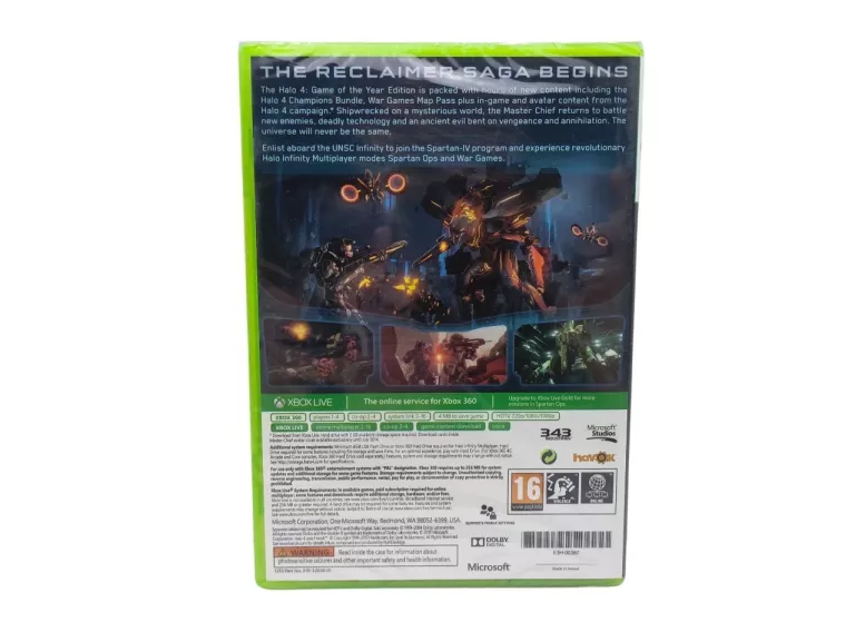 GRA XBOX 360 HALO 4 GAME OF THE YEAR EDITION - FOLIA