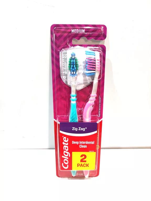 SZCZOTECZKI COLGATE ZIG ZAG PLUS MEDIUM 2SZT