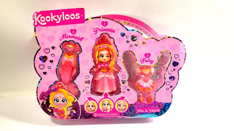 LALKA KOOKYLOOS FAIRYTALE MIX AND MATCH HEARTS - MAGIC BOX TOYS