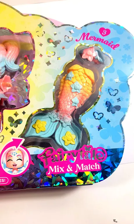 LALKA KOOKYLOOS ZESTAW LALKA PRINCESS RAINBOW MERMAID FAIRYTALE MIX & MATC