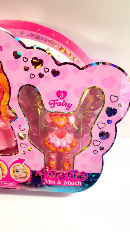 LALKA KOOKYLOOS FAIRYTALE MIX AND MATCH HEARTS - MAGIC BOX TOYS