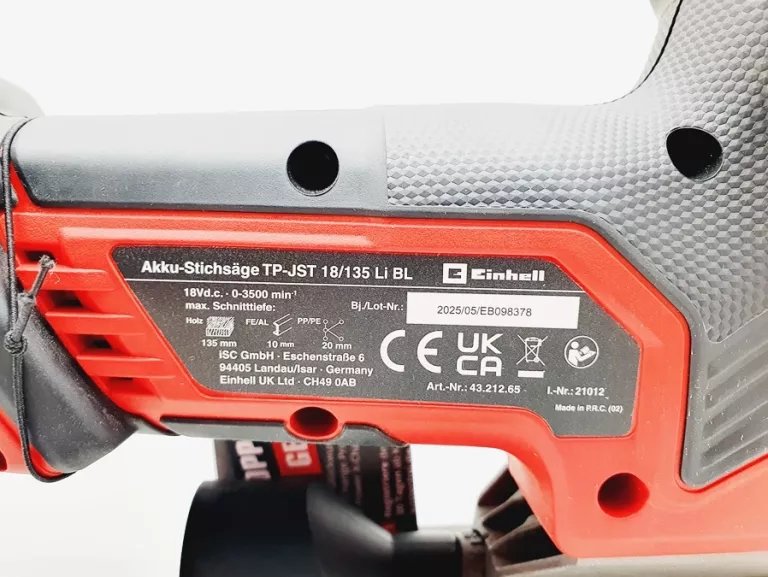 WYRZYNARKA AKUMULATOROWAEINHELL TP-JST 18/135 LI BL – SOLO 18V KOMPLET