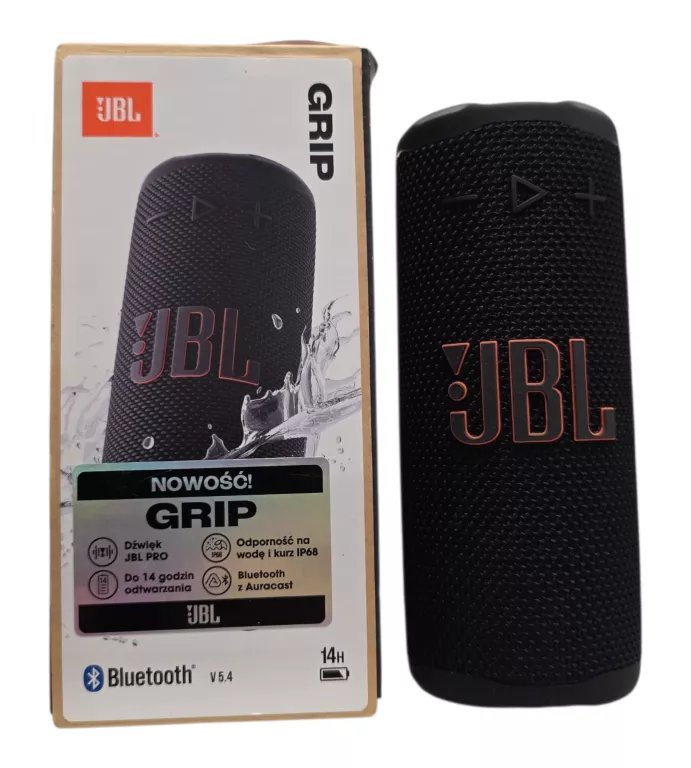 GŁOŚNIK MOBILNY JBL GRIP CZARNY