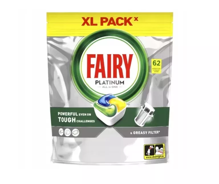 FAIRY PLATINUM KAPSUŁKI DO ZMYWARKI 62 SZT