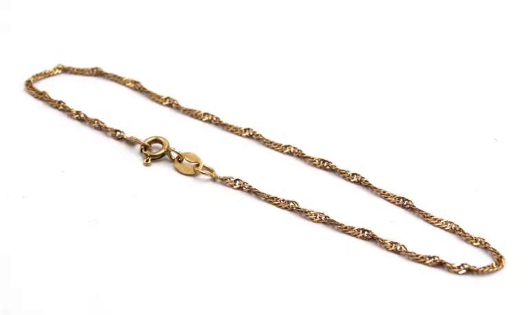 WYRÓB JUBILERSKI UŻYWANY BRANSOLETKA (585) 1,16G 20CM