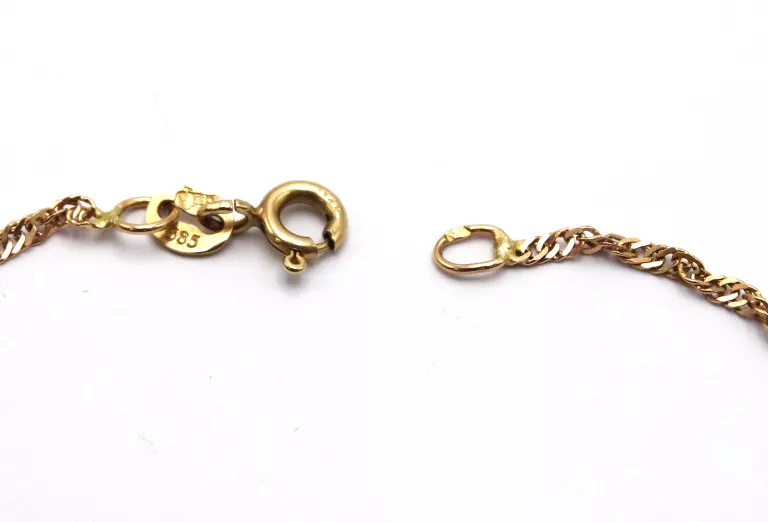 WYRÓB JUBILERSKI UŻYWANY BRANSOLETKA (585) 1,16G 20CM