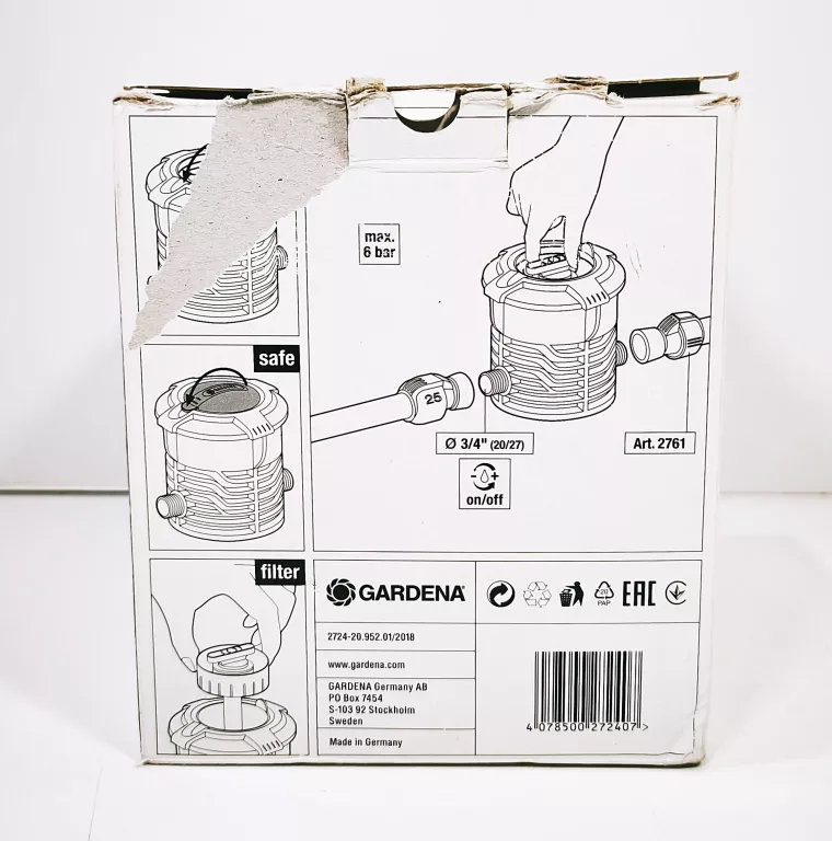 GARDENA 2724 ZAWÓR 3/4'' SYSTEM ZRASZANIA