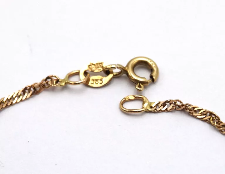 WYRÓB JUBILERSKI UŻYWANY BRANSOLETKA (585) 1,16G 20CM