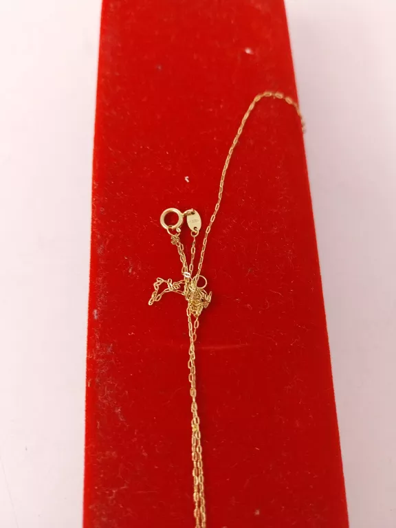 ZŁOTY ŁAŃCUSZEK  585 USZKODZONY