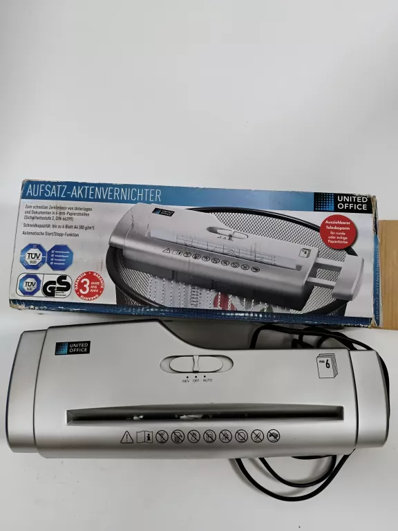 NISZCZARKA DO PAPIERU UNITED OFFICE