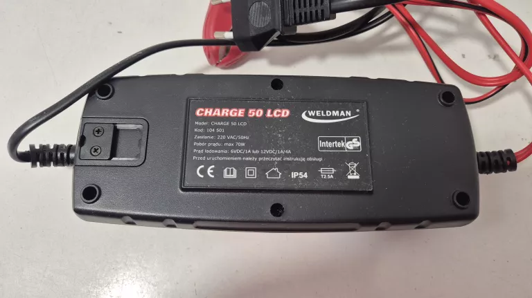 PROSTOWNIK WELDMAN CHARGE 50 6V/12V MIKROPROCESOR