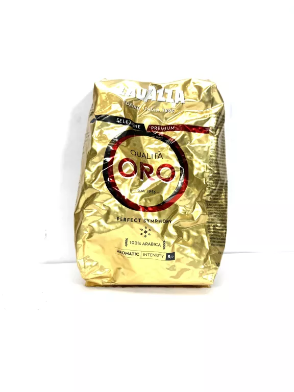 KAWA ZIARNISTA LAVAZZA QUALITA ORO 1KG WŁOSKA 100% ARABICA ŚWIEŻO PALONA