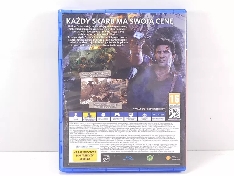 GRA UNCHARTED 4 KRES ZŁODZIEJA PS4