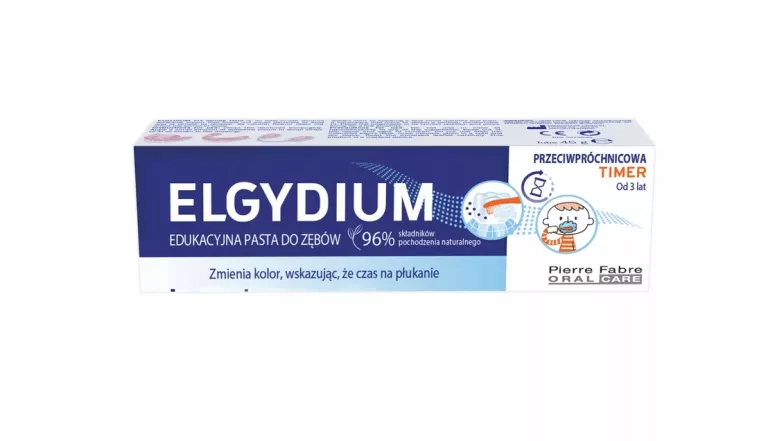 ELGYDIUM EDUKACYJNA PASTA DO ZĘBÓW DLA DZIECI 50 ML