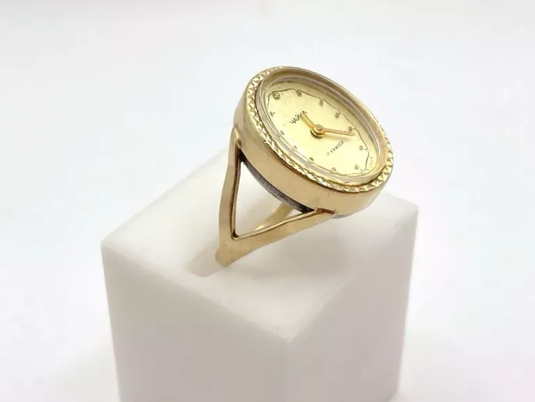 RADZIECKI PIERŚCIONEK Z ZEGARKIEM CZAJKA CZYTAJ OPIS