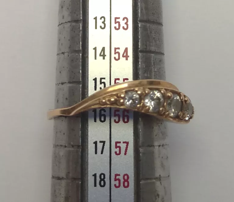 WYRÓB JUBILERSKI UŻYWANY PIERŚCIONEK 2,75G