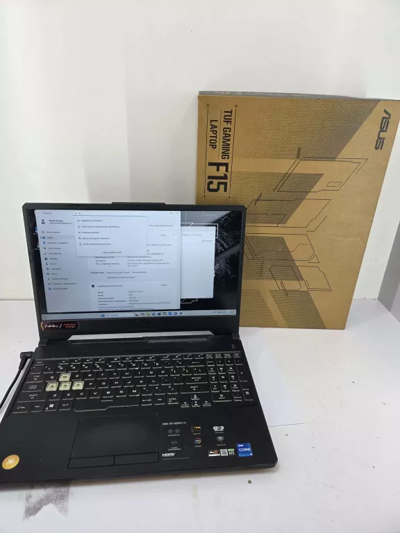 LAPTOP F15 ASUS TUF GAMING 16GB 500GB INTEL CORE I5 WIN 11