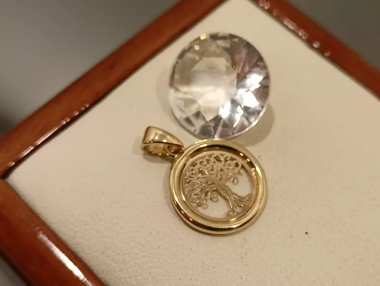 ZŁOTA ZAWIESZKA  DRZEWKO SZCZĘŚCIA 585PR 0,85G