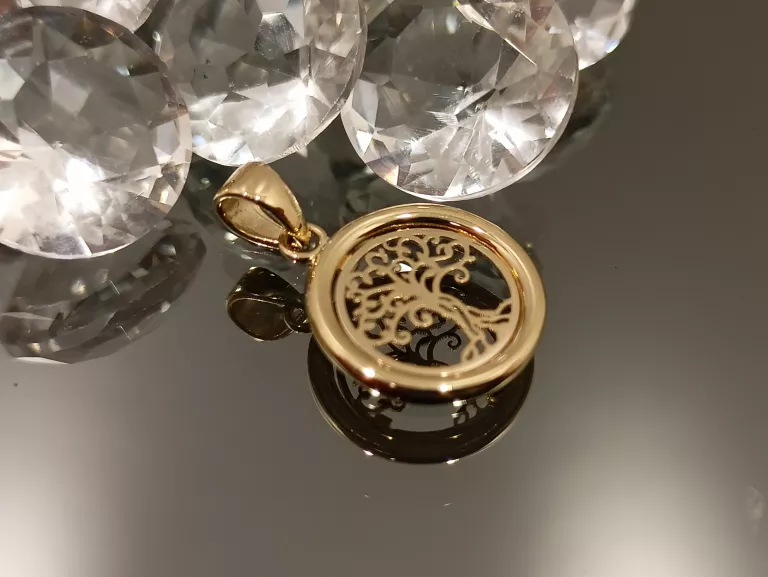 ZŁOTA ZAWIESZKA  DRZEWKO SZCZĘŚCIA 585PR 0,85G