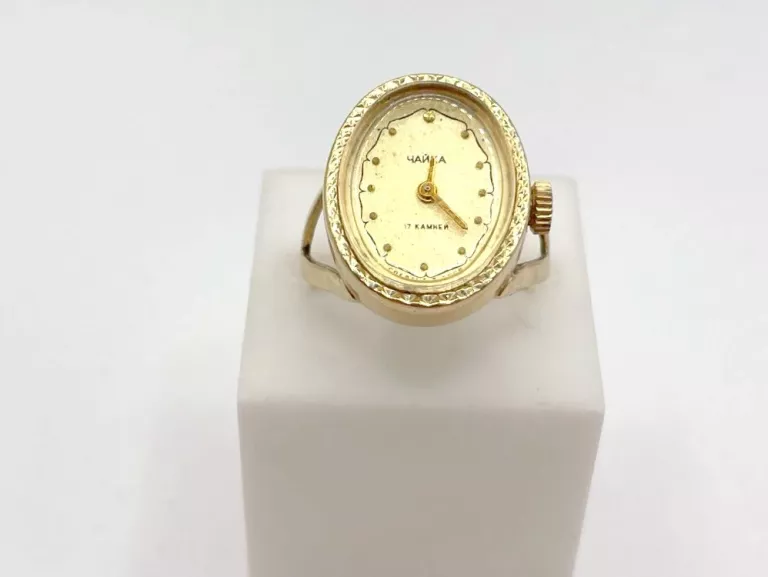 RADZIECKI PIERŚCIONEK Z ZEGARKIEM CZAJKA CZYTAJ OPIS