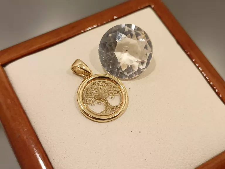 ZŁOTA ZAWIESZKA  DRZEWKO SZCZĘŚCIA 585PR 0,85G