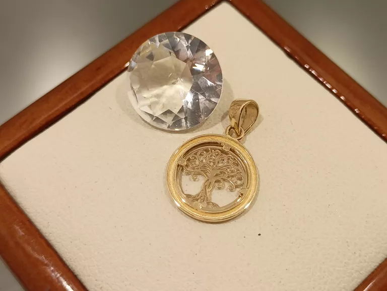 ZŁOTA ZAWIESZKA  DRZEWKO SZCZĘŚCIA 585PR 0,85G