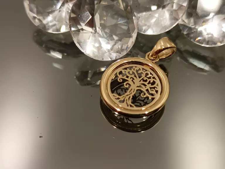 ZŁOTA ZAWIESZKA  DRZEWKO SZCZĘŚCIA 585PR 0,85G