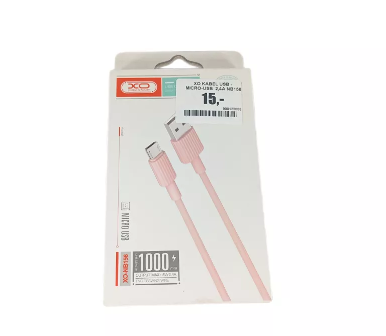 XO KABEL USB - MICRO-USB  2,4A NB156