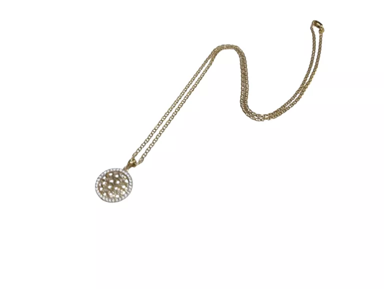 PIĘKNY ZŁOTY ŁAŃCUSZEK + ZAWIESZKA P.585 / W. 4,15G / D. 51CM