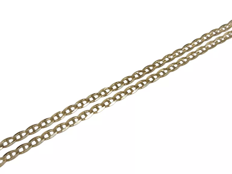 PIĘKNY ZŁOTY ŁAŃCUSZEK + ZAWIESZKA P.585 / W. 4,15G / D. 51CM