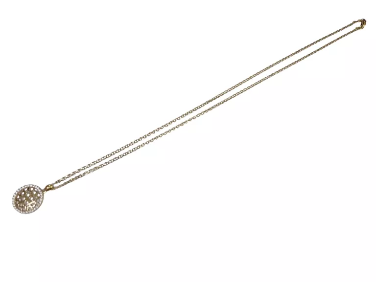 PIĘKNY ZŁOTY ŁAŃCUSZEK + ZAWIESZKA P.585 / W. 4,15G / D. 51CM