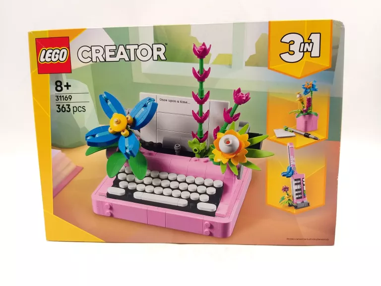LEGO CREATOR 3 W 1 31169 MASZYNA DO PISANIA Z KWIATAMI #IGŁA